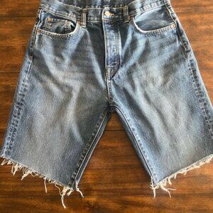 Casual Denim Cutoff Shorts